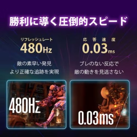 ゲーミングモニター ソニー 有機EL27型 2560x1440 INZONE M10S SDM-27Q10S ブラック系