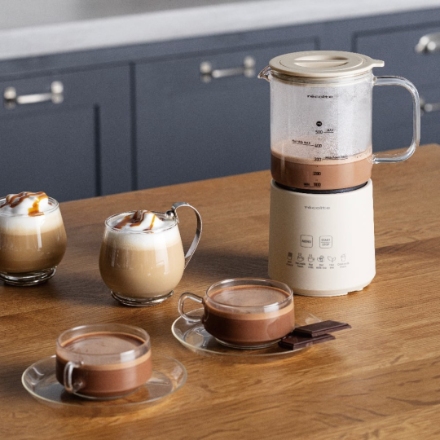ホットチョコ&ミルクフォーマー レコルト RMT-3W クリームホワイト