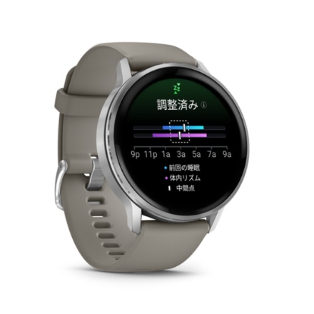スマートウォッチ ガーミンVenu 4 45mm 010-03014-31 Silver/Gray