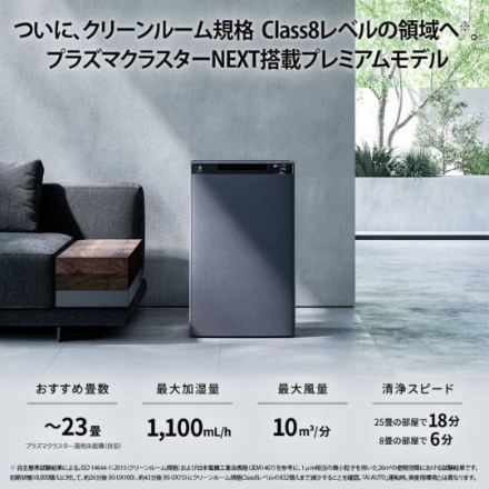 空気清浄機 シャープ KI-UX100-H [グレー系]