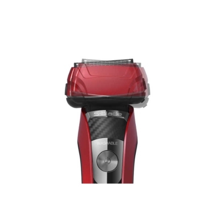 シェーバー 日立 S-BLADE RMH-F470B(R) ステンレス4枚刃 レッド