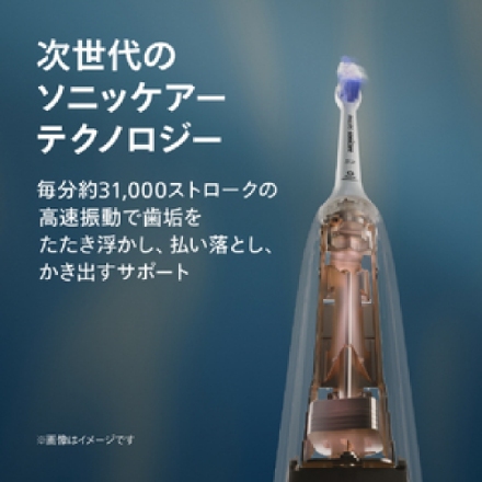 電動歯ブラシ フィリップス ソニッケアー 5300シリーズ HX7108/06 ホワイト