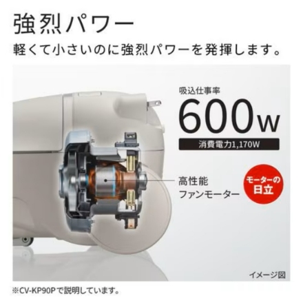 キャニスター掃除機 日立 かるパック CV-KP90P(C) ベージュ