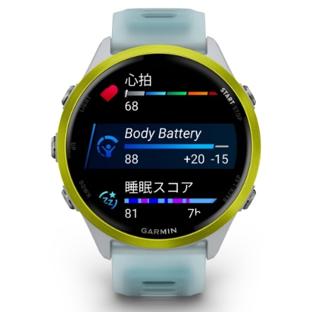 ガーミン スマートウォッチ Forerunner 570 47mm 010-02971-31 [White/Amp Yellow]