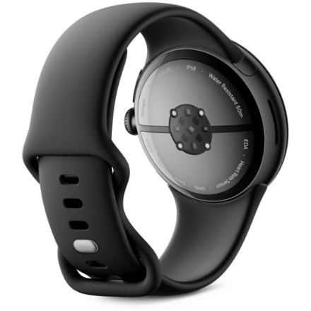 Google スマートウォッチ Pixel Watch 3 Wi-Fiモデル 45mm GA05785-US Matte Black アルミケース/Obsidian アクティブ バンド