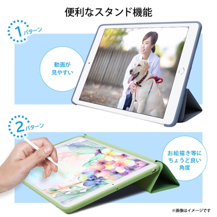 シズカウィル iPad 6世代 5世代 iPad Air2 Air 9.7インチ 手帳型 ケース タブレット カバー ブラック 黒色