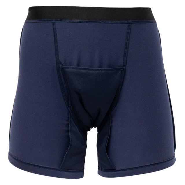 さわやか安心ボクサーパンツ 2色7枚組 100cc 大吸収用タイプ グレー4枚＋紺3枚 L