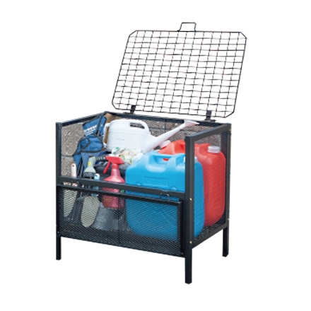 スチール製 屋外用ゴミ集積庫 ダストボックス ゴミステーション カラス対策