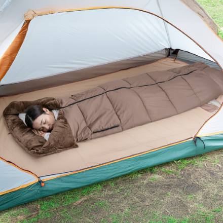 あったか5WAYトリプルウォーム寝袋 2枚組 シュラフ 着る寝袋 フリース生地