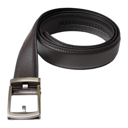 ファミラ 牛革ラチェット式ベルト 黒2本＋茶1本 合計3本セット ラチェット ベルト ホールレスベルト ブラック ブラウン 牛革ベルト メンズベルト ワンタッチ スライド サイズ調整【代金引換不可】 ファミラ 牛革ラチェット式ベルト