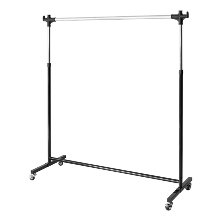 頑丈ハンガーラック 120cm幅 キャスター付き ホワイト