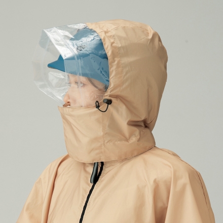 レインコート 雨でも見やすい 回転式フード