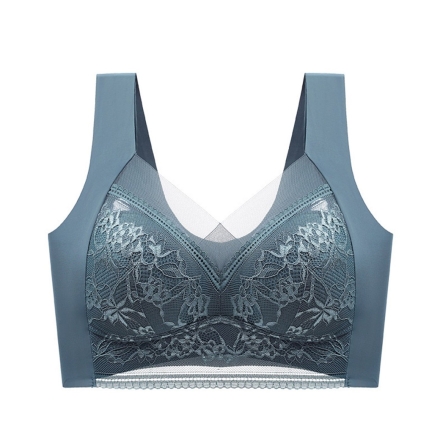 ノンワイヤーでらくらくレースブラ 3色組 ワイヤレスブラ Mサイズ