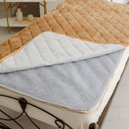 節電対策!万能アルミシート入り簡易シート 敷パッド用 シングル