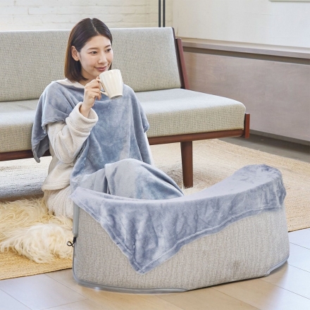 パネルヒーター 着る毛布付き フットウォーマー 巻くコタツくるみプラス KSHT-004A