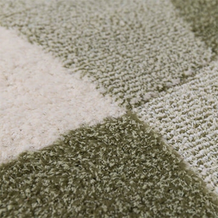 ラグ ラグマット 130×190cm 日本製 タフトカーペット「ジャスト」 ベージュ