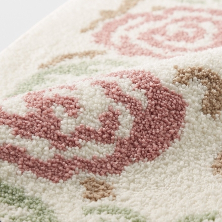 トイレマットシリーズ「ローズガーデン」レギュラーマット60×60cm