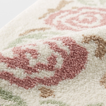 トイレマットシリーズ「ローズガーデン」洗浄暖房用フタカバー