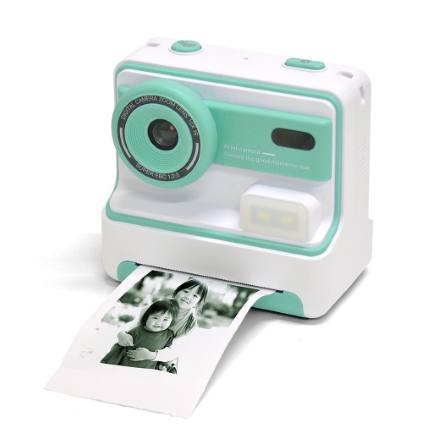 プリント機能付きキッズカメラ＆感熱紙3ロール AK-KD01P