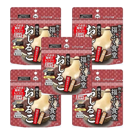 福ふく食堂の餅入り「おしるこ」