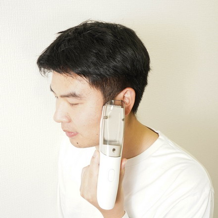 吸引式 電動バリカン 吸い取る 散髪 セルフカット
