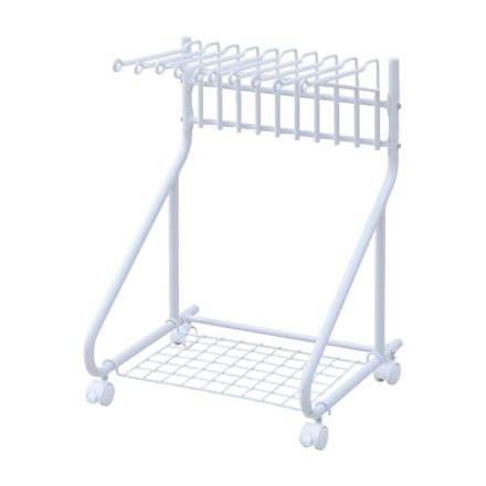 スラックスハンガー コンパクト 2つ折り 滑り止め スラックスハンガーラック 10本対応