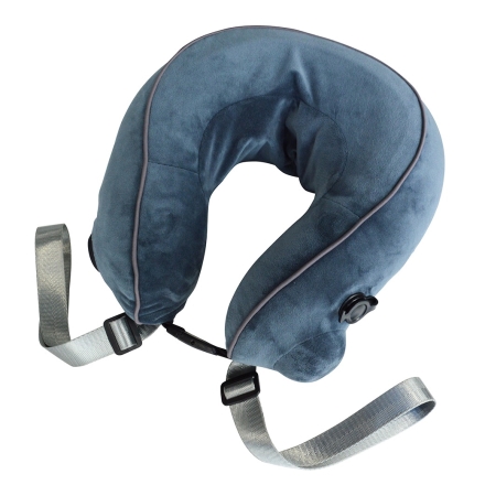 RELAAAX 電動ネック＆ボディリラクサー ネックピロー 空気式 充電式 もみほぐし 寝顔が見えない フード付き