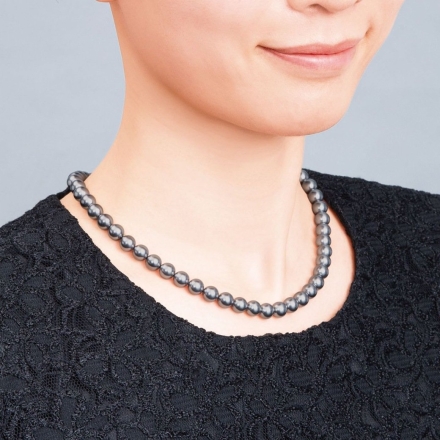 国産8mm貝パールネックレス 日本製 貝パール ネックレス フォーマル シェル真珠 貝真珠