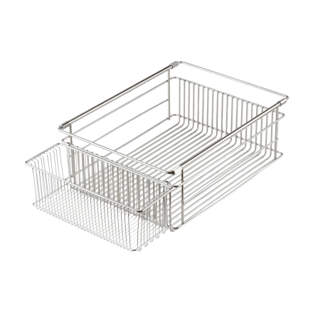 ラバーゼ シンクインバスケット 伸縮式 シンクに渡せる 大皿対応 大容量 燕三条 ステンレス 水切りラック
