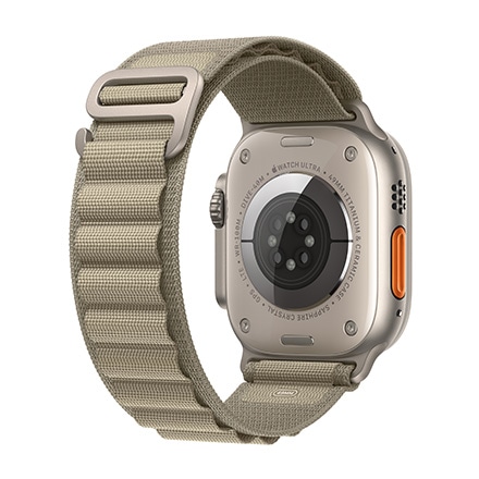 Apple Watch Ultra 2（GPS + Cellularモデル）- 49mmチタニウムケースとオリーブアルパインループ- L