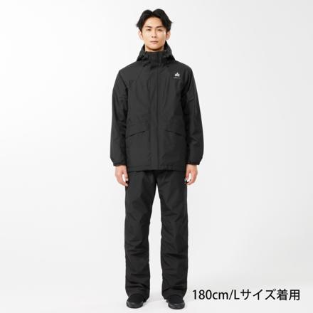 ロゴス LOGOS by LIPNER 防水 防寒 パデットスーツ ブラック M 35011713