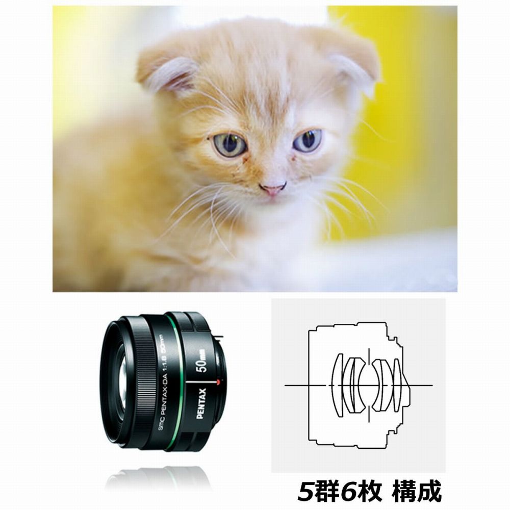 ペンタックス 中望遠レンズ SMC PENTAX DA 50mm F1.8 Kマウント用
