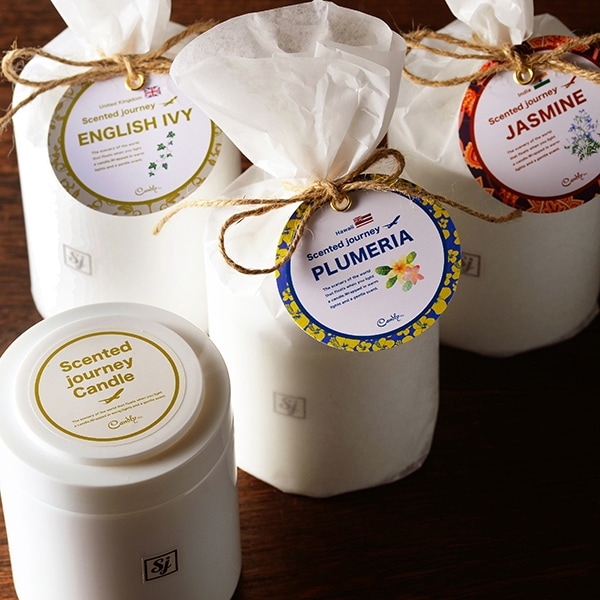 Candly キャンドリー アロマ ソイキャンドル Scented journey Candle 香りで旅するキャンドル ジャスミン