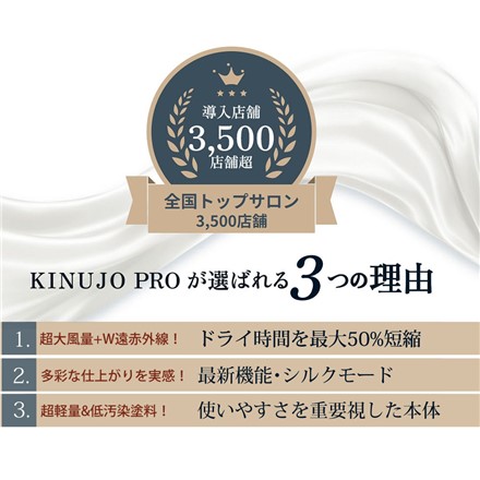 KINUJO 絹女 プロ ドライヤー KP101 PRO