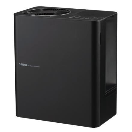 サンカ UVパワースチーム式加湿器 SSH-8100UVBK ブラック サーキュレーター搭載