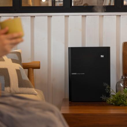 サンカ UVスチーム式加湿器 SSH-4100UVBK ブラック