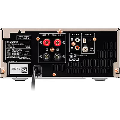 ケンウッド ミニコンポ K-515-N ゴールド ハイレゾ対応