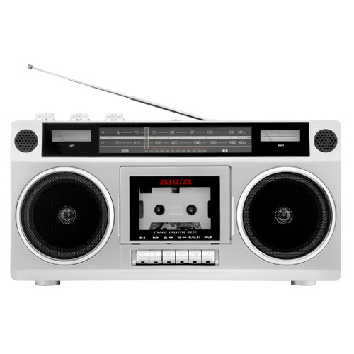 aiwa ラジオカセットプレイヤー audio-G RCP1 GAA4-RCP0001シルバー アイワ
