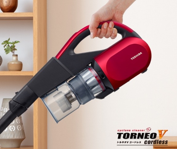 東芝 サイクロン掃除機 VC-CL1700(R) グランレッド 赤 自走式 コードレスクリーナー TOSHIBA