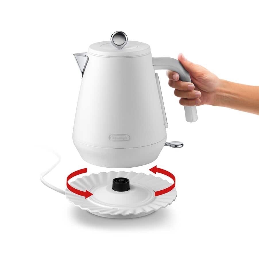 【メーカー正規品】デロンギ 電気ケトル エクレティカ KBY1200J-W ウィムジカルホワイト