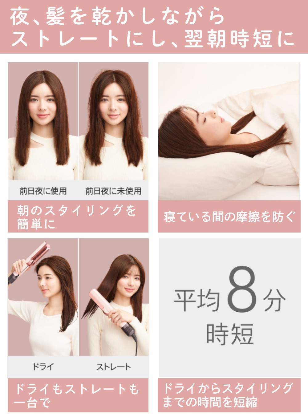 ダイソン Airstrait ストレイトナー セラミックピンク HT01 VLP Dyson