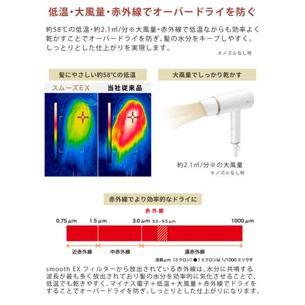 モッズヘア ドライヤー プリヴィレージュ スムーズEX MHD-1263-W
