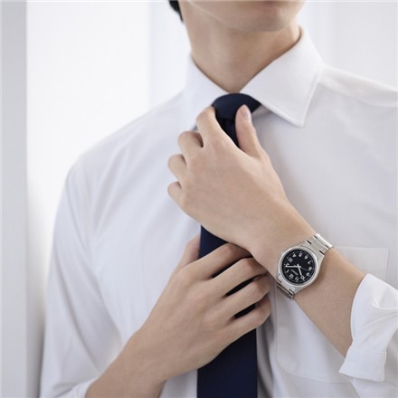 SEIKO セイコー SEIKO SELECTION セイコーセレクション Sシリーズ ソーラー Made in Japan サファイア ガラス 耐磁 メンズ 腕時計 SBPX155 ブラックダイヤル