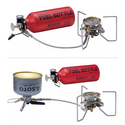 SOTO ストームブレイカー SOD-374 広口フューエルボトルCR L ＆ パワーガス250 トリプルミックス付き 3点セット