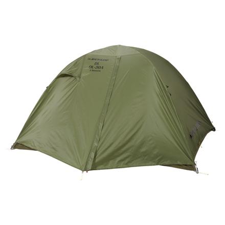 ダンロップ アルパインテント 両入口軽量ダブルウォールテント DL-30A 4S オリーブ 3人用両入口 4シーズン対応