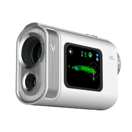 ボイスキャディ ゴルフ レーザー距離計 SL mini 専用ポーチ付属 ボール付きセット