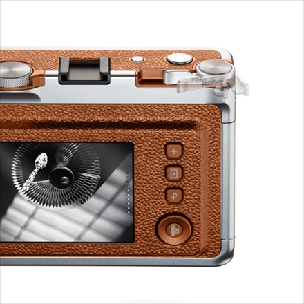 富士フイルム チェキ instax mini Evo ブラウン & フィルム40枚 & microSDカード&デコペン