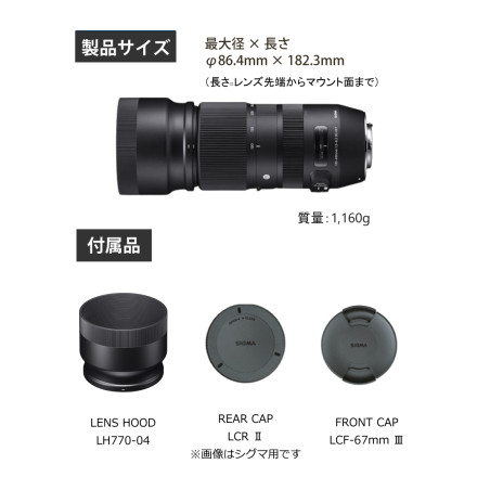 シグマ 100-400mm F5-6.3 DG OS HSM キヤノン用＆フィルターセット