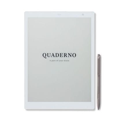 富士通 電子ペーパー クアデルノ QUADERNO A4 (Gen.2)+FMVDP41  ケース(ネイビー)+マイクロファイバークロス+クリーニングティッシュ+ペンケース セット