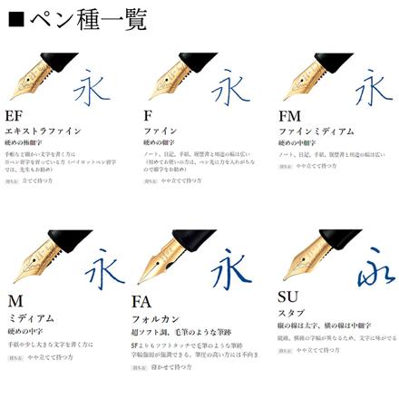 パイロット 万年筆セット カスタム743 FKK-3000R-B-SU ＆ 万年筆を楽しむひとことメモ RP-M01 ＆色彩雫 INK-15N-TY 月夜 ＆ 色彩雫 INK-15N-MO 紅葉 & クロス